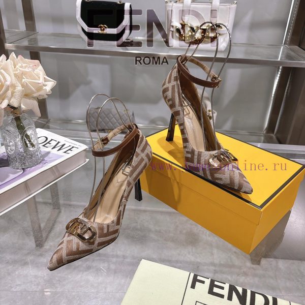 ????? | Fendi 2025 runway new single shoes━━━━━ FENDI━━━━━Fendi's latest popular metal strap6k9t18le - Image 7