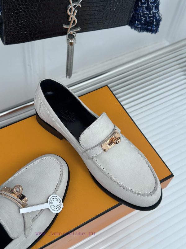 Top versionHerm è s/Herm è s classic klly buckle loafersSuper versatile shoe design with a d6ypmktyf - Image 6