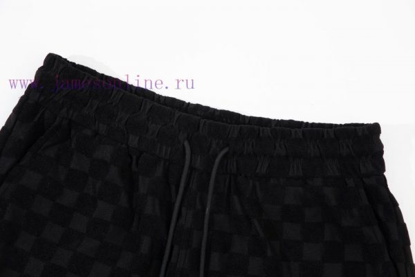 ️   Louis Vuitton/Louis Vuitton plaid jacquard towel pants2024SS new knitted shorts, customi 4iqdcun6 - Image 3