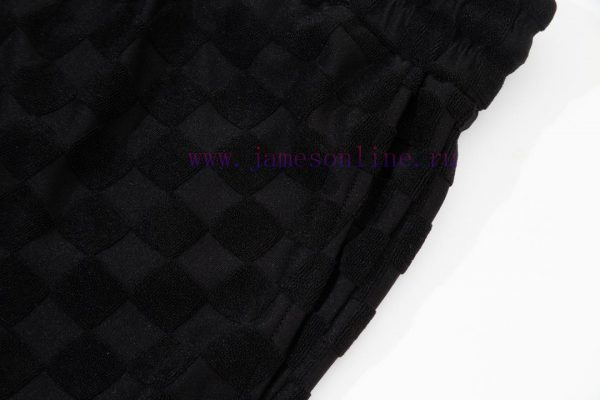 ️   Louis Vuitton/Louis Vuitton plaid jacquard towel pants2024SS new knitted shorts, customi 4iqdcun6 - Image 7