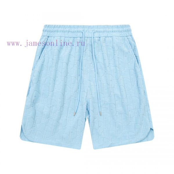 ️  DIOR Jacquard Towel Pants Set2024SS new knitted shorts, customized fabric using Weina wea f7hiw8as