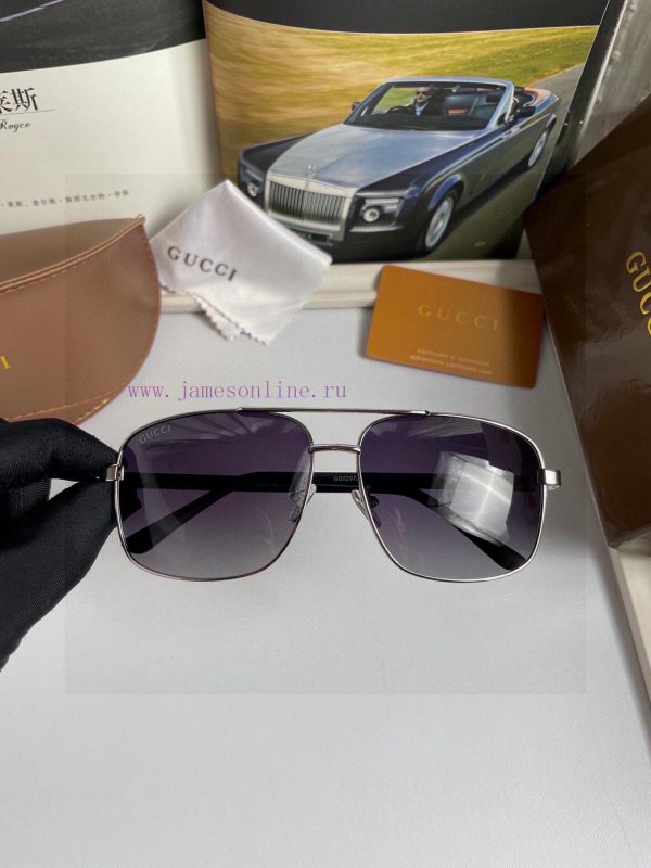 New GucciGucci Men's and Women's Polarized Sunglasses Made of High Definition Polaroid Polardawol5fl - Image 5