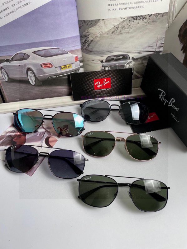 New brand Ray Ban's high-quality men's polarized sunglasses are made of imported Polaroid pot6x0no2g - Image 2