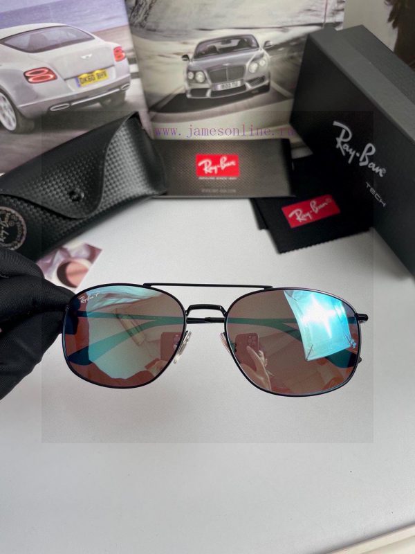 New brand Ray Ban's high-quality men's polarized sunglasses are made of imported Polaroid pot6x0no2g - Image 6