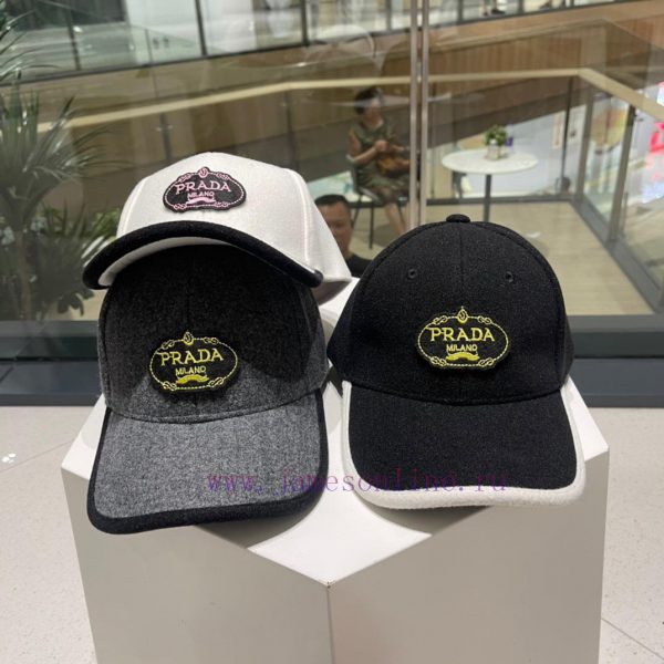Prada autumn and winter new baseball capTrendy fashion must-have hot item, super good-lookinicyx9nn1