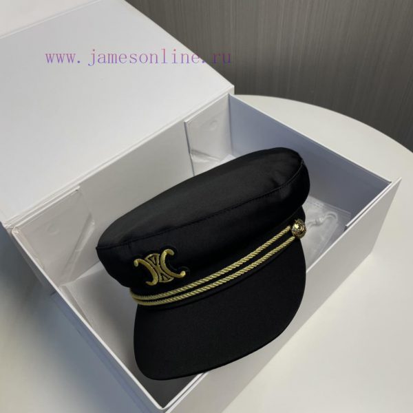 CELINE's new military hat for autumn and winter 2024 is very versatile, with a headband effezbsmm8dv - Image 8
