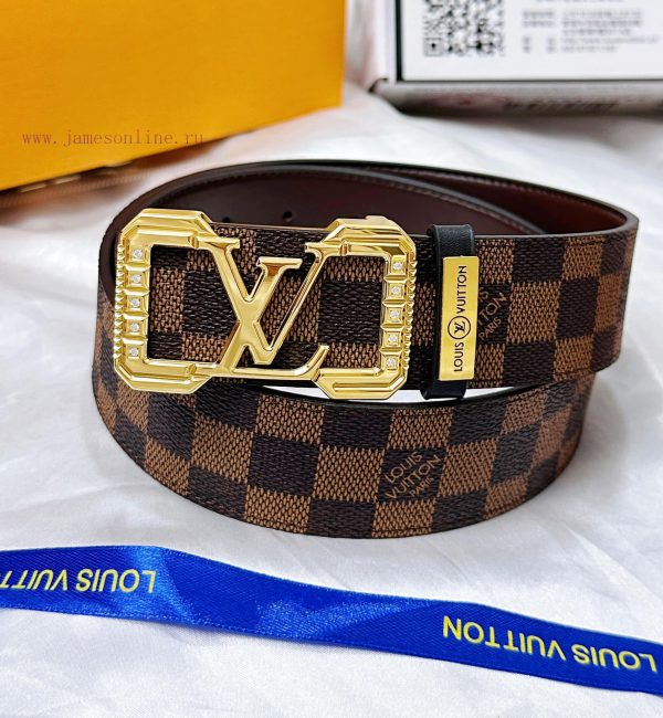 Belt LV Louis Vuitton inlaid with full diamondsThe waistband is replicated with 100% head la rsqix2dz - Image 4