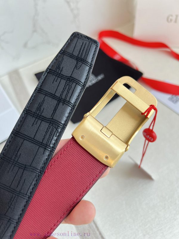 Givenchy GIVENCHY Belt ️ Automatic BeltAutomatic buckle, made of pure steel material, automa cvif8wja - Image 6