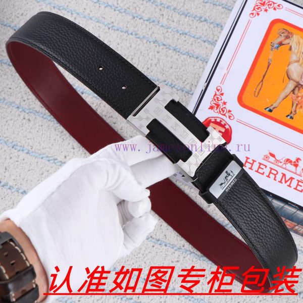 Hermes ️The material is made of 100% top layer cowhide, ensuring that 24k pure steel buckles 741js6ln - Image 5