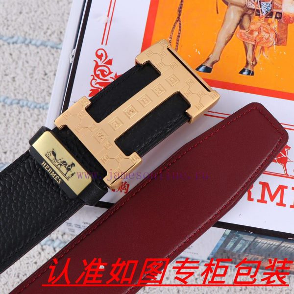 Hermes ️The material is made of 100% top layer cowhide, ensuring that 24k pure steel buckles 741js6ln - Image 8