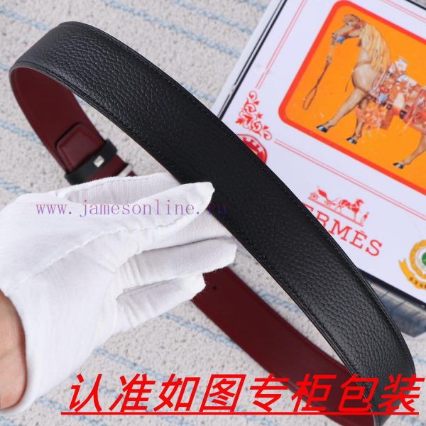 Hermes ️The material is made of 100% top layer cowhide, ensuring that 24k pure steel buckles 741js6ln - Image 9