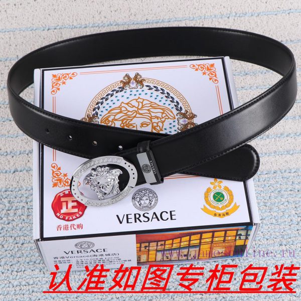 Versace Belt ️ BeltThe material is made of 100% top layer cowhide, ensuring that 24k pure st 40ypazr1 - Image 3
