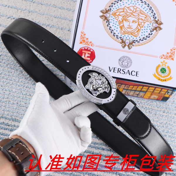 Versace Belt ️ BeltThe material is made of 100% top layer cowhide, ensuring that 24k pure st zotmjemo - Image 5