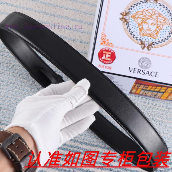 Versace Belt ️ BeltThe material is made of 100% top layer cowhide, ensuring that 24k pure st o54hqmm6 - Image 9