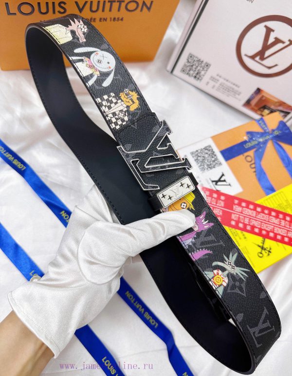 Belt LV Louis ReproductionBelt made of 100% head layer cowhide, ensuring genuine leather sti bwo1b22e - Image 8