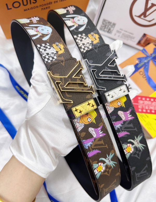 Belt LV Louis ReproductionBelt made of 100% head layer cowhide, ensuring genuine leather sti lvo9fawv