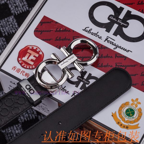Ferragami ️Material: 100% top layer cowhide belt, ensuring genuine leather belt, finely craf defrtt0m - Image 10