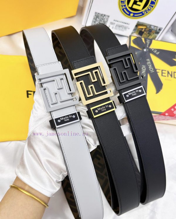 Belt FENDI Fendi ReproductionThe waistband is made of 100% cowhide, ensuring a double-layer kzmz3a4n