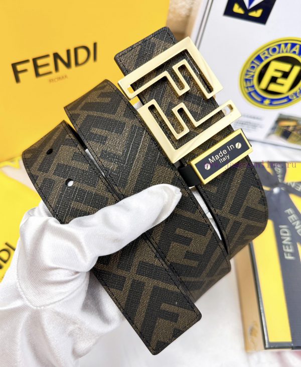 Belt FENDI Fendi ReproductionThe waistband is made of 100% cowhide, ensuring a double-layer zd85u9yl