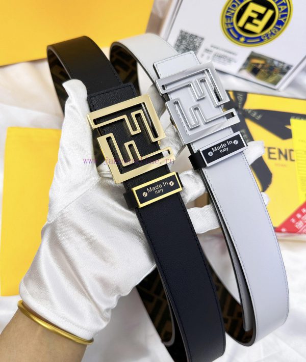 Belt FENDI Fendi ReproductionThe waistband is made of 100% cowhide, ensuring a double-layer emarz1gc