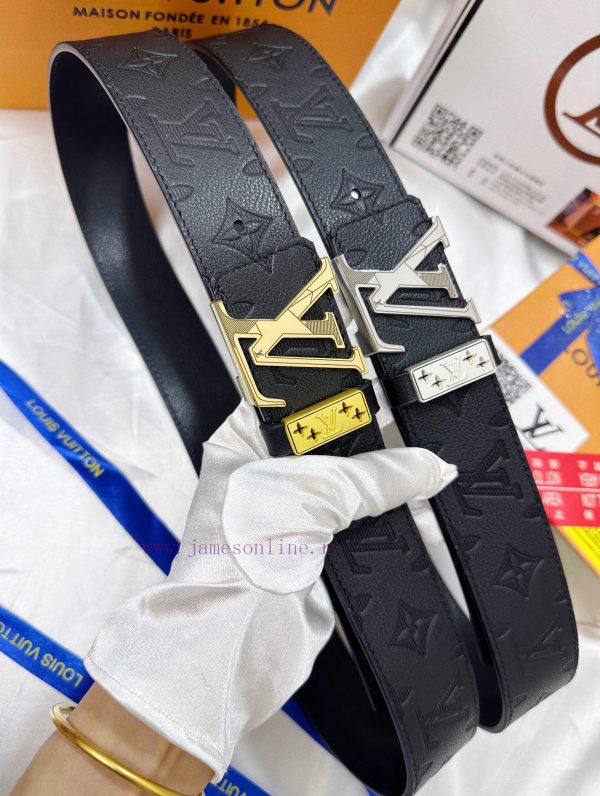 Belt LV Louis Vuitton's top tier replicaThe waistband is made of 100% cowhide, ensuring genu j1042og1
