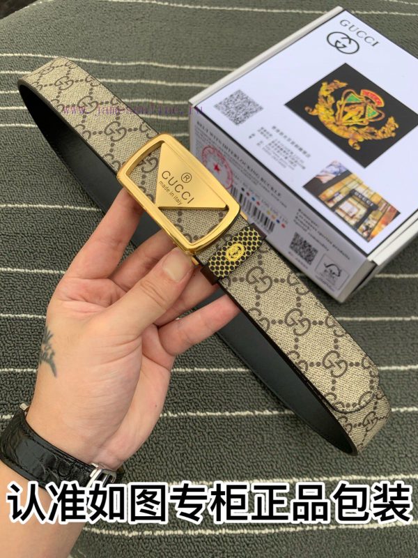Belt Gucci Gucci automatic buckleThe waistband is made of 100% cowhide, ensuring the same qu sf0f19bh