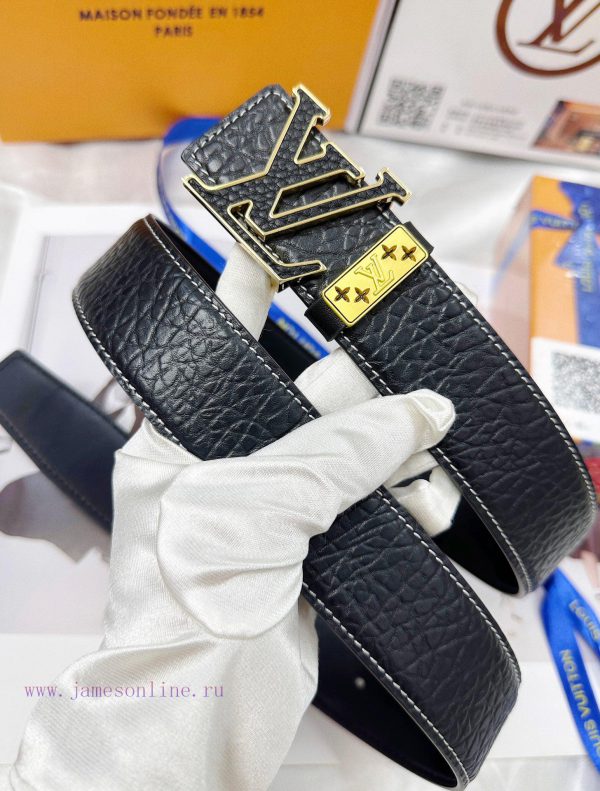 Belt LV Louis Vuitton's top tier replicaThe belt is made of 100% imported original cowhide, 0bavnl5b - Image 4