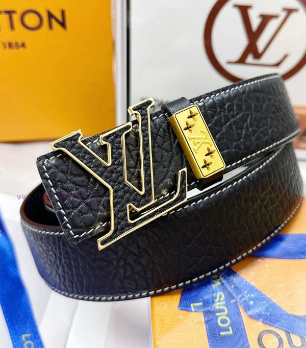 Belt LV Louis Vuitton's top tier replicaThe belt is made of 100% imported original cowhide, u2lo0br9 - Image 3