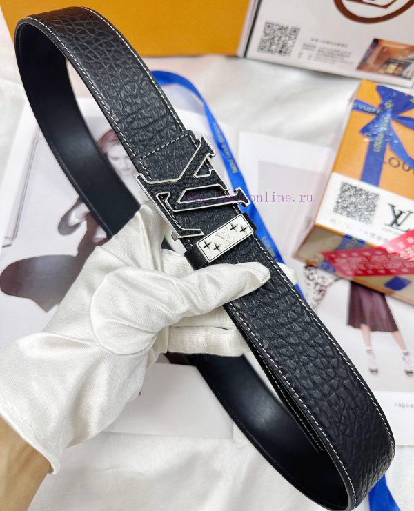 Belt LV Louis Vuitton's top tier replicaThe belt is made of 100% imported original cowhide, u2lo0br9 - Image 10