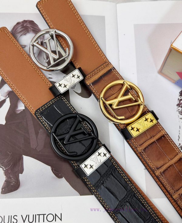 Belt LV Louis Vuitton's top tier replicaThe waistband is made of 100% imported original cowh ldj528tk