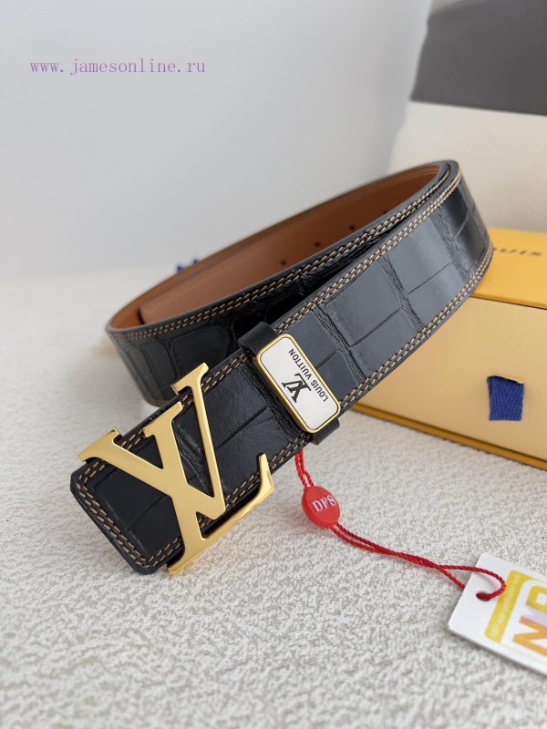 LV... Louis Vuitton Belt and BeltsBuckle, classic pure steel material face letter buckle, to uqwkzuab