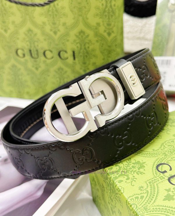 Belt Gucci Gucci automatic buckle-Belt replica Gucci The automatic belt series is made of 10 l3qm6kn3