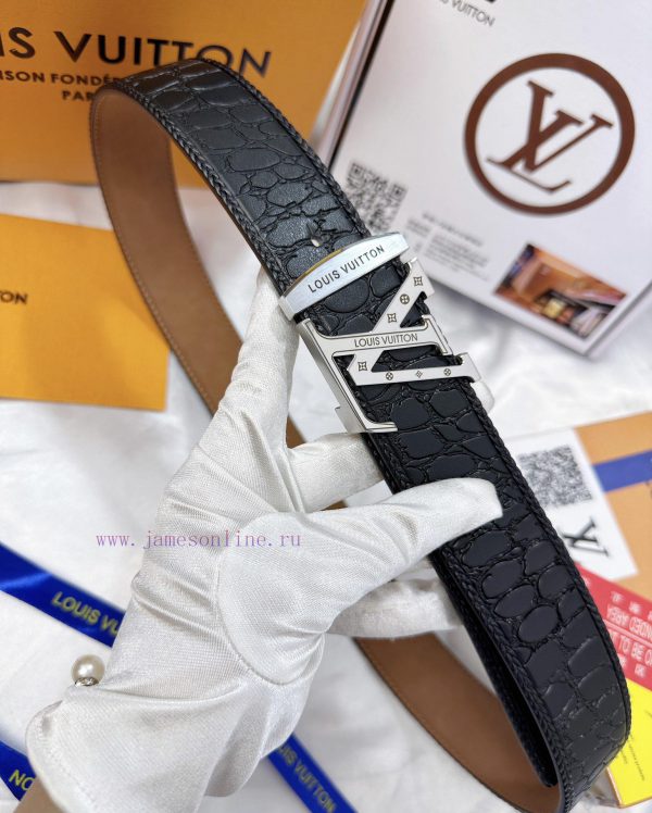 Belt LV Louis Vuitton's top tier replicaThe waistband is made of 100% cowhide, ensuring genu 0ows1xzu - Image 8