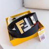 Fendi FENDI ️ Belt and beltBuckle, original classic pure copper boutique letter buckle, phot xismuic1