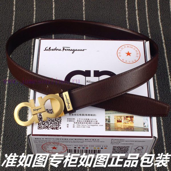 Ferragami ️Comes with a punch as a giftThe material is made of 100% top layer cowhide, ensur yhrn91go - Image 7