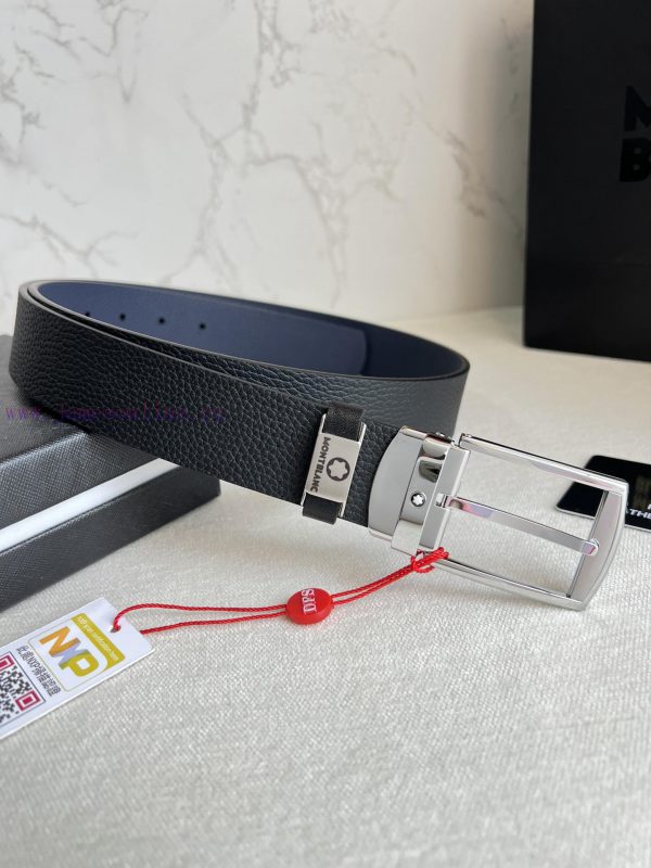 Montblanc Montblanc ️ Belt and beltNeedle buckle, new original classic boutique needle buckl drznzajt