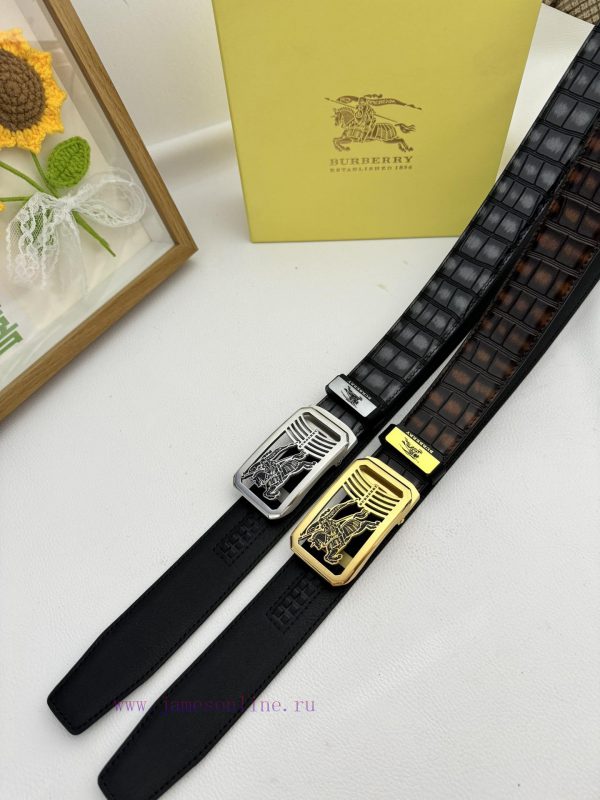 Burberry automatic beltMaterial: Leather Belt with 100% Head Layer. The leather belt is guar 3tmw92nt