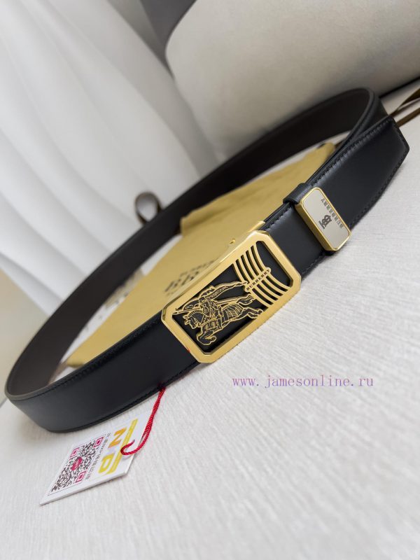 Burberry Burberry Belt ️ Automatic BeltAutomatic buckle, made of pure steel material, automa 7kyf4z0z - Image 7