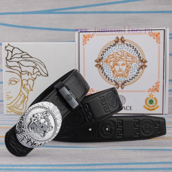 Belt belt Versace cowhide beltMen's belt material: 100% head layer cowhide belt, guaranteed 8dysw5da