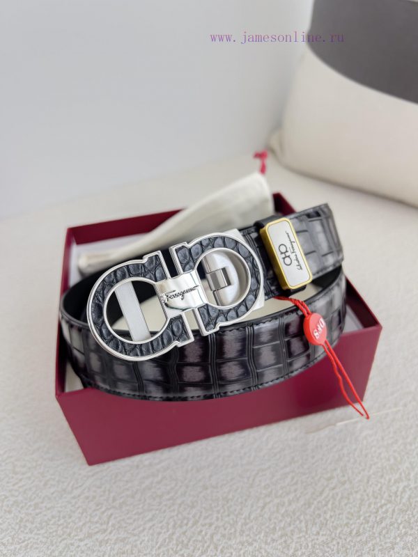 Ferrgamo.. Ferragamo Belt ️ Automatic BeltAutomatic buckle, pure steel material automatic bu hdmvrbc6