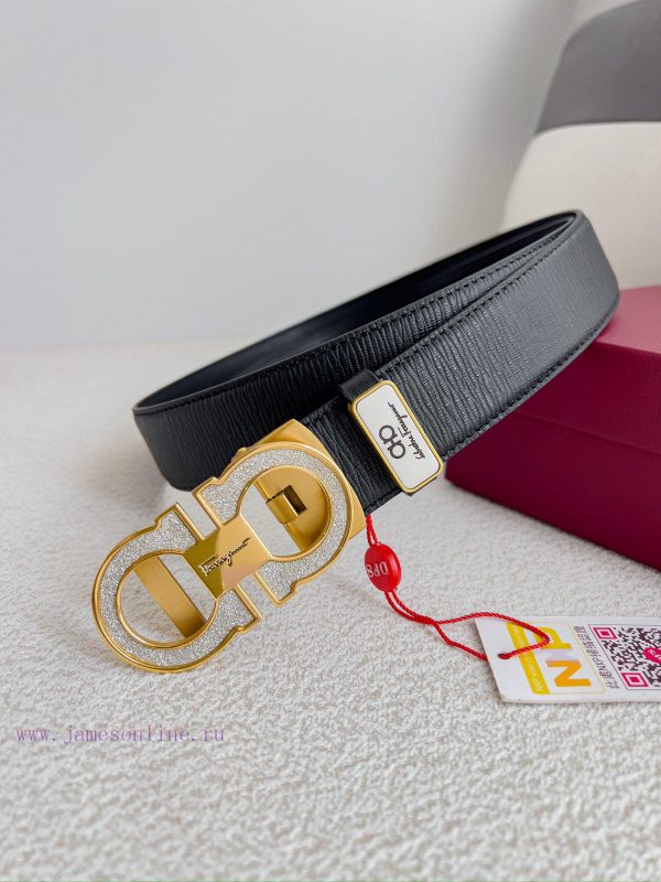 Ferrgamo.. Ferragamo Belt ️ Automatic BeltAutomatic buckle, pure steel material automatic bu 1wh91psa