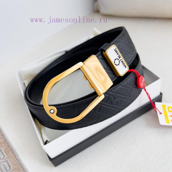 Montblanc Montblanc ️ Belt and beltBuckle, new original classic boutique buckle, photographe 9e4fofi3