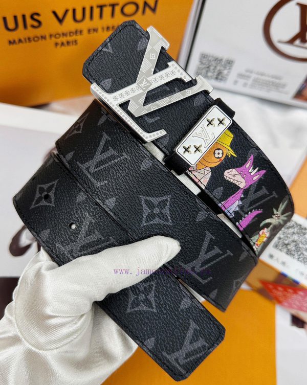 Belt LV Louis Vuitton Top Remakes-The waistband is made of 100% imported top layer cowhide, zarsf2pe - Image 3