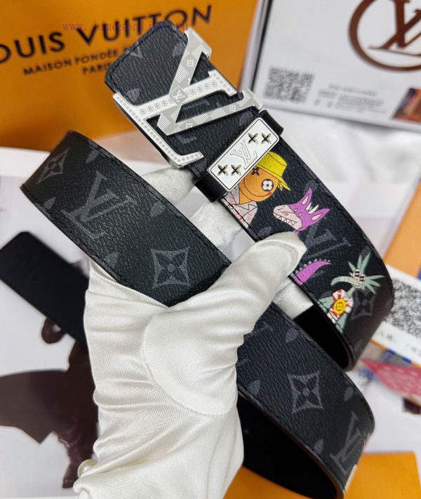 Belt LV Louis Vuitton Top Remakes-The waistband is made of 100% imported top layer cowhide, zarsf2pe - Image 4