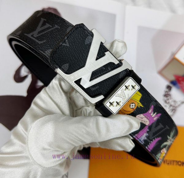 Belt LV Louis Vuitton Top Remakes-The waistband is made of 100% imported top layer cowhide, zarsf2pe - Image 5