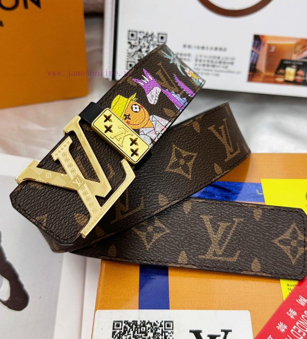 Belt LV Louis Vuitton Top Remakes-The waistband is made of 100% imported top layer cowhide, lqjv7hu9 - Image 6