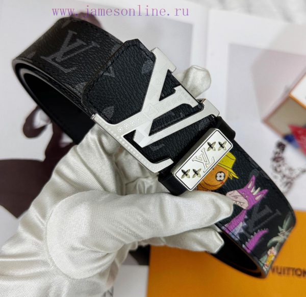 Belt LV Louis Vuitton Top Remakes-The waistband is made of 100% imported top layer cowhide, lqjv7hu9 - Image 9