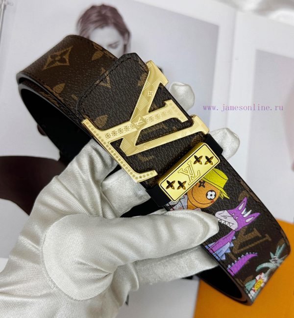 Belt LV Louis Vuitton Top Remakes-The waistband is made of 100% imported top layer cowhide, lqjv7hu9 - Image 10