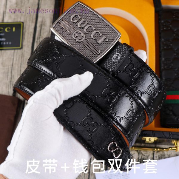 Gucci. Gucci two-piece setWooden box, belt+wallet, two-piece setGrade: Italian imported 100% t5zgo0xi - Image 3