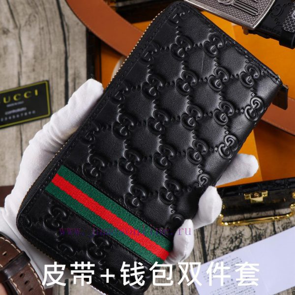 Gucci. Gucci two-piece setWooden box, belt+wallet, two-piece setGrade: Italian imported 100% t5zgo0xi - Image 8